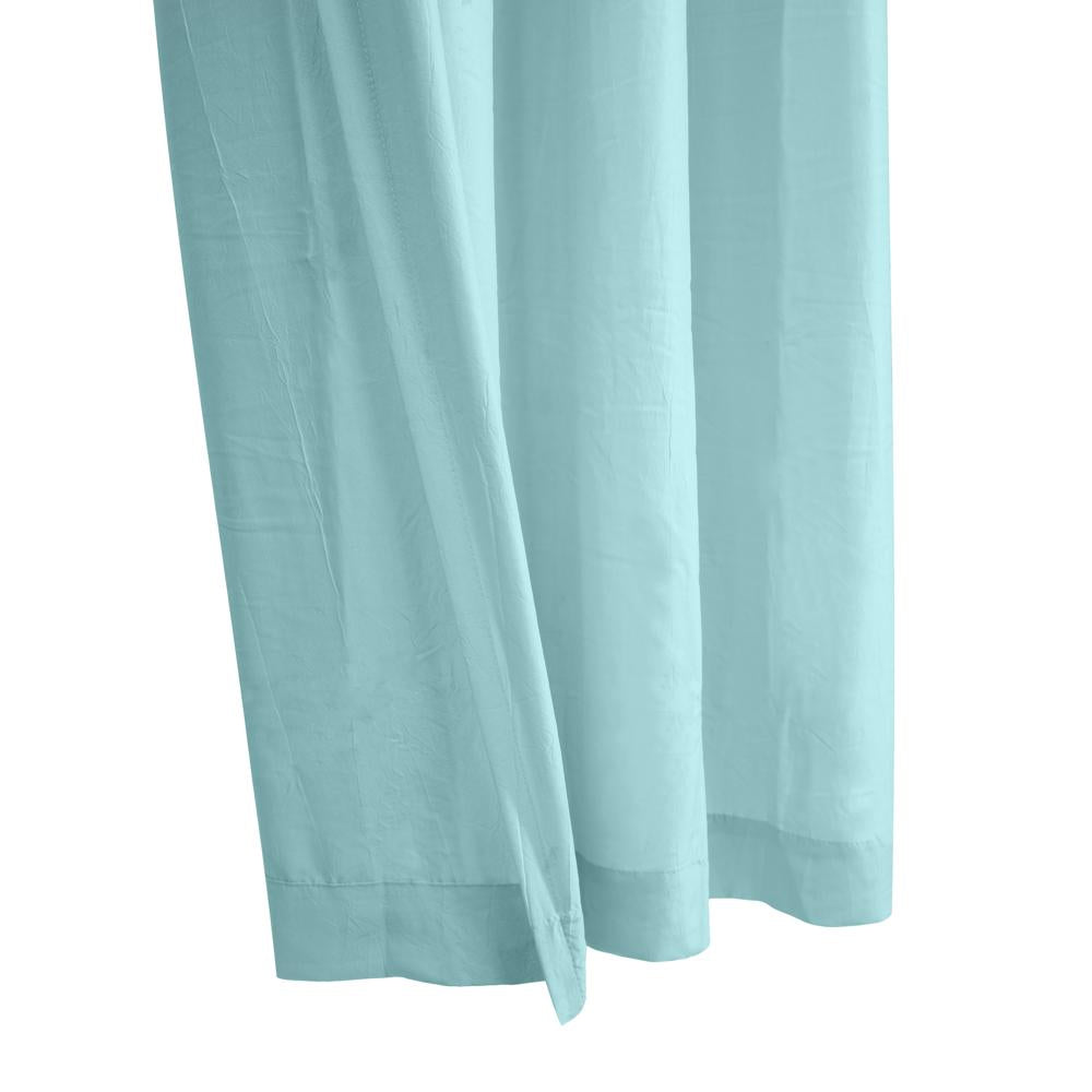 Habitat Harmony Light Filtering Providing Privacy Soft and Relaxed Feel in Room Grommet Curtain Panel Sky Blue