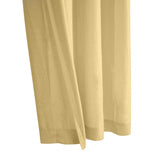 Habitat Harmony Light Filtering Crinkled Texture on Supple Drapeable Flowing Fabric Grommet Curtain Panel Yellow