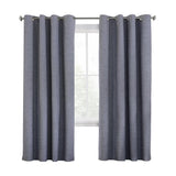 Commonwealth Maya Grommet Curtain Panel Window Dressing - Blue