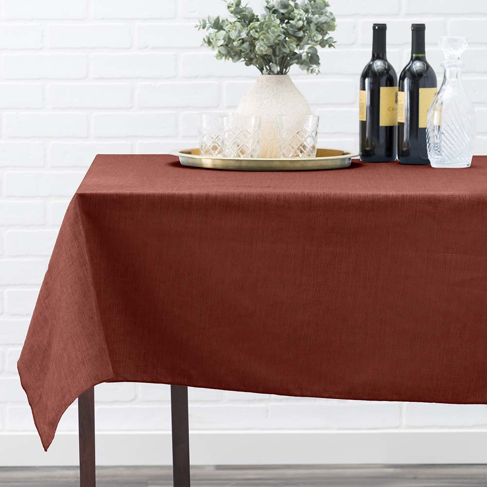 Ellis Lisa Solid Color Poly Cotton Durable Duck Fabric Non Skid Chair Pad Adding Comfort and Style to Dining Chairs Red