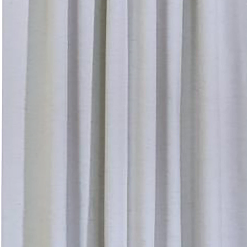 Commonwealth Ventura Tab Top Dressing Window Curtain Panel Pair - White