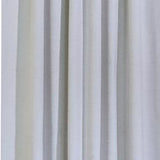 Commonwealth Ventura Tab Top Dressing Window Curtain Panel Pair - White