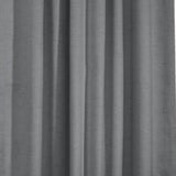 Commonwealth Ventura Tab Top Dressing Window Curtain Panel Pair - Dark Grey