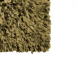 Carnation Home Fashions Paper Shag Cotton/Poly Blend Bath Mat - Sage 21x34"