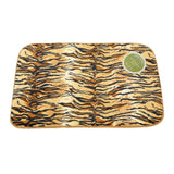 Carnation Home Fashions "Tiger" Faux Fur Bath Mat - Multi 20x31"