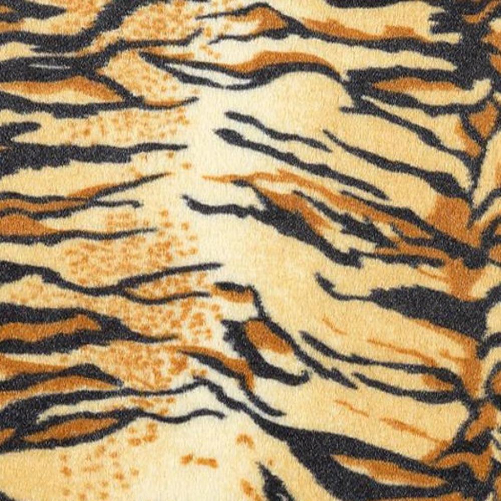 Carnation Home Fashions "Tiger" Faux Fur Bath Mat - Multi 20x31"
