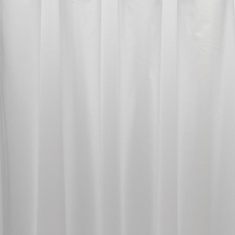 Carnation Home Fashions 3 Gauge Vinyl Shower Curtain Liner with Weighted Magnets and Metal Grommets - Frosty Clear 72x72"