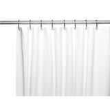Carnation Home Fashions Standard-Sized, 6 Gauge PEVA Liner - White 72x72"