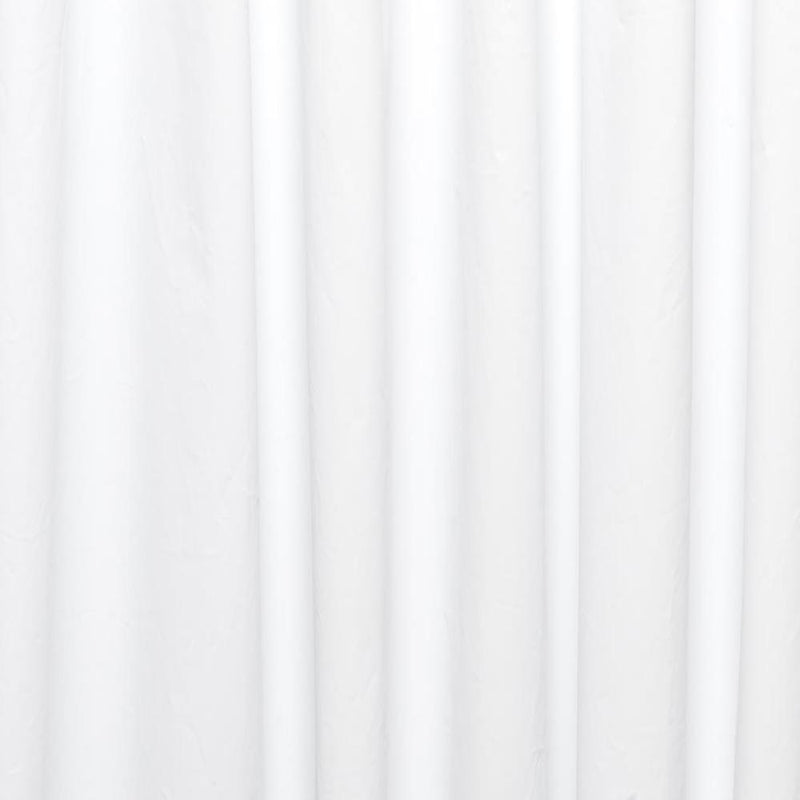 Carnation Home Fashions Standard-Sized, 6 Gauge PEVA Liner - White 72x72"