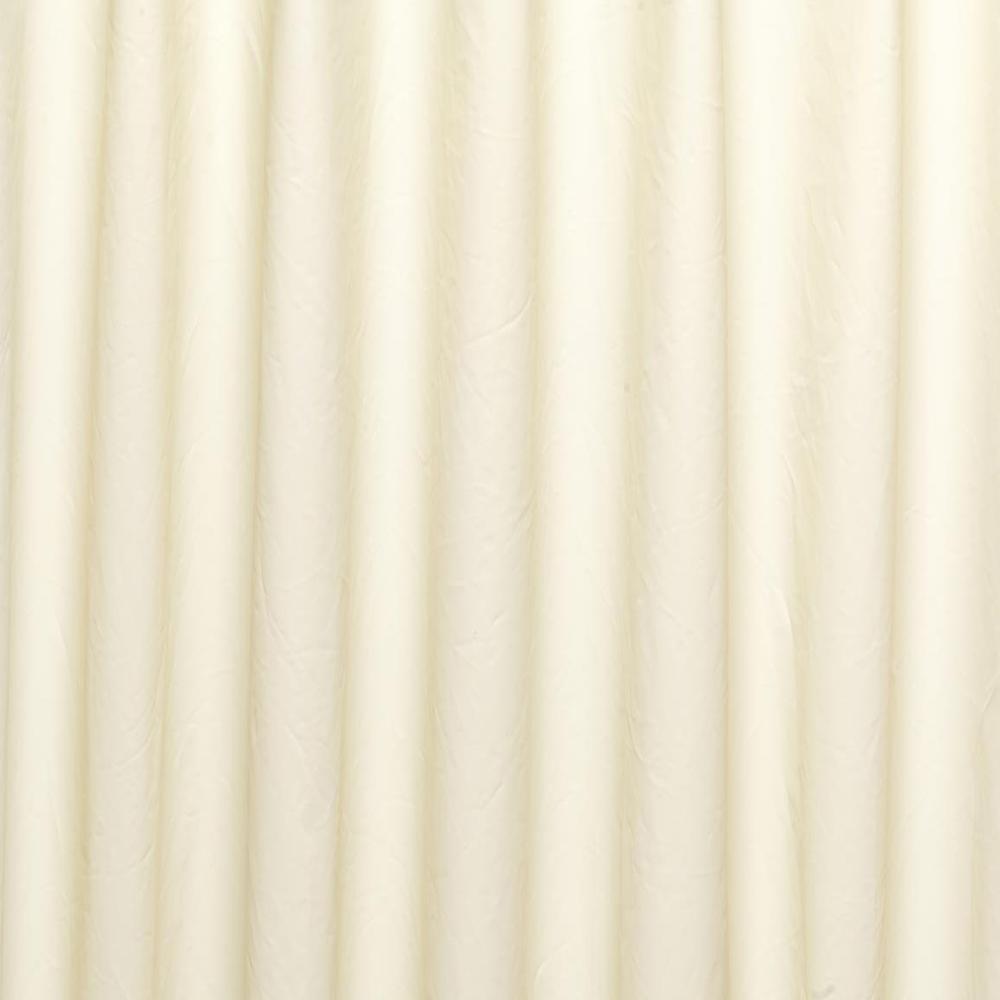 Carnation Home Fashions Standard-Sized, "Clean Home" PEVA Liner - Ivory 72x72"
