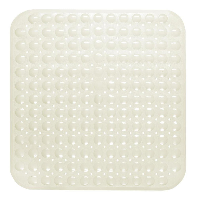 Carnation Home Fashions Stall Size"Bubble" Look Vinyl Bath Mat 21x21"