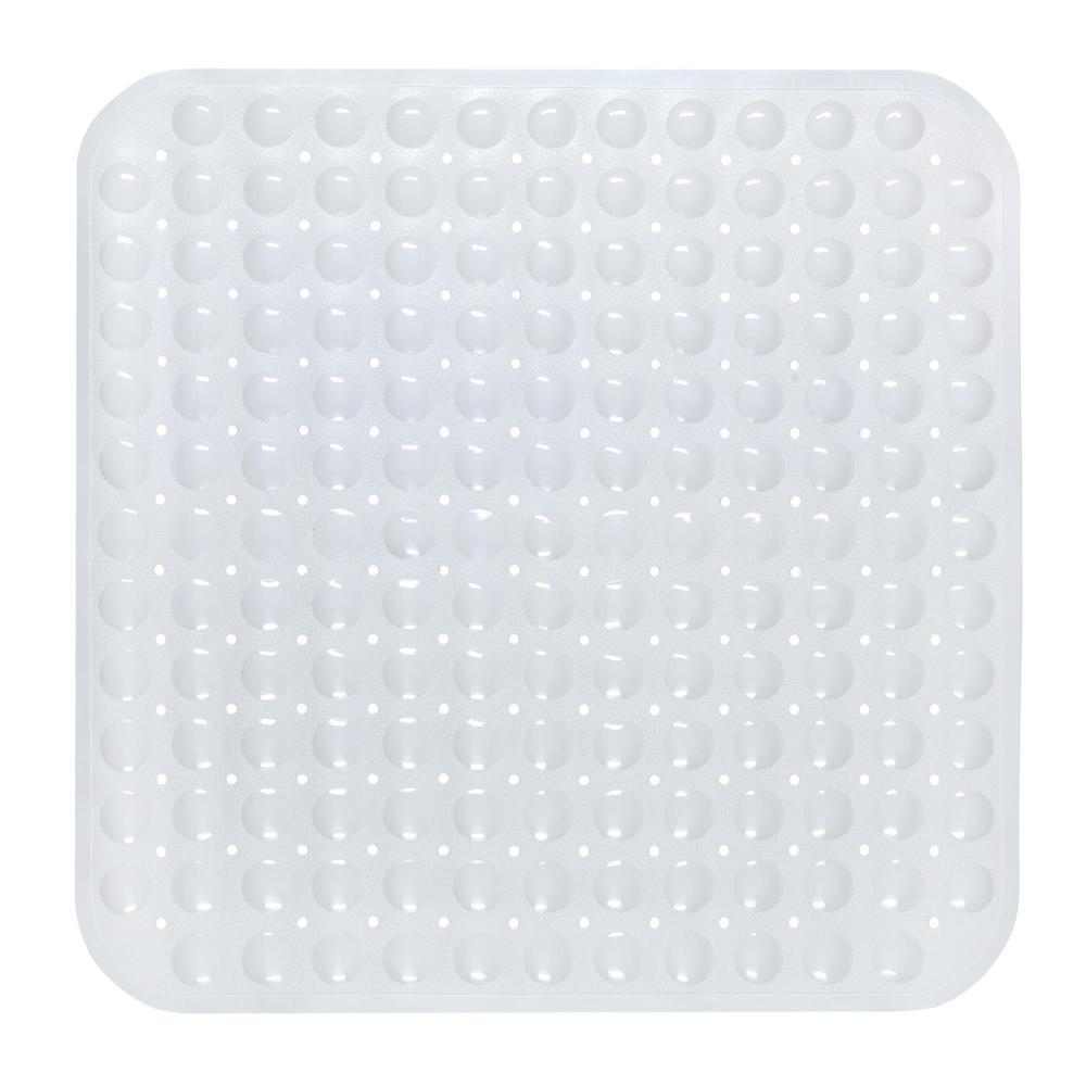 Carnation Home Fashions Stall Size"Bubble" Look Vinyl Bath Mat 21x21"