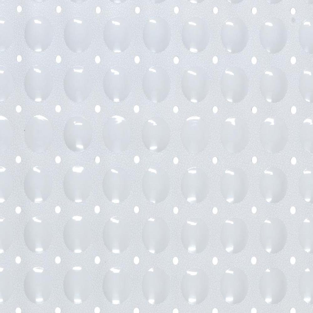 Carnation Home Fashions Stall Size"Bubble" Look Vinyl Bath Mat 21x21"