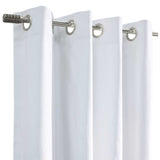 Commonwealth Thermaplus Bedford Total Blackout Grommet Curtain - White