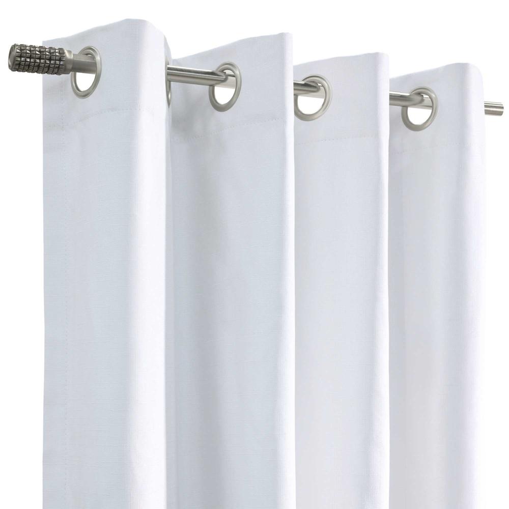 Commonwealth Thermaplus Bedford Total Blackout Grommet Curtain - White