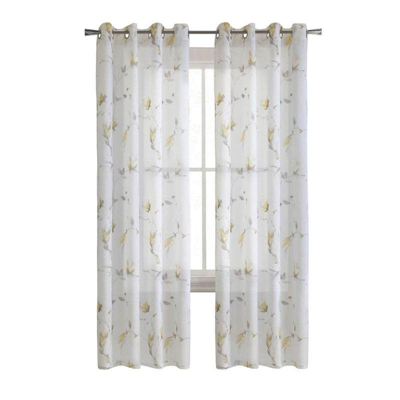 Commonwealth Symphony Grommet Dressing Window Curtain Panel - Yellow