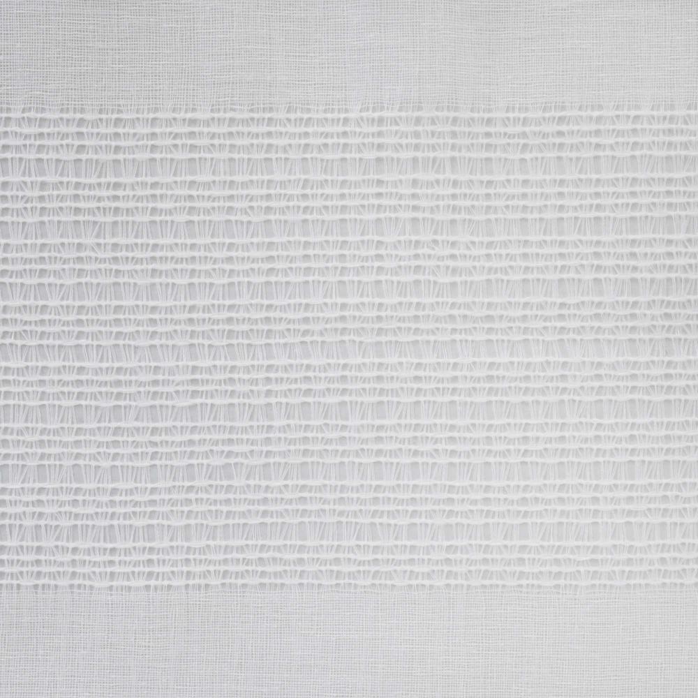 Commonwealth Habitat Lindsey Light Filtering Dual Header Curtain - White