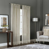 Commonwealth Habitat Lindsey Light Filtering Dual Header Curtain - Linen