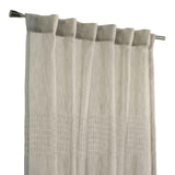 Commonwealth Habitat Lindsey Light Filtering Dual Header Curtain - Linen