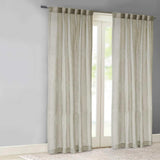 Commonwealth Habitat Lindsey Light Filtering Dual Header Curtain - Linen