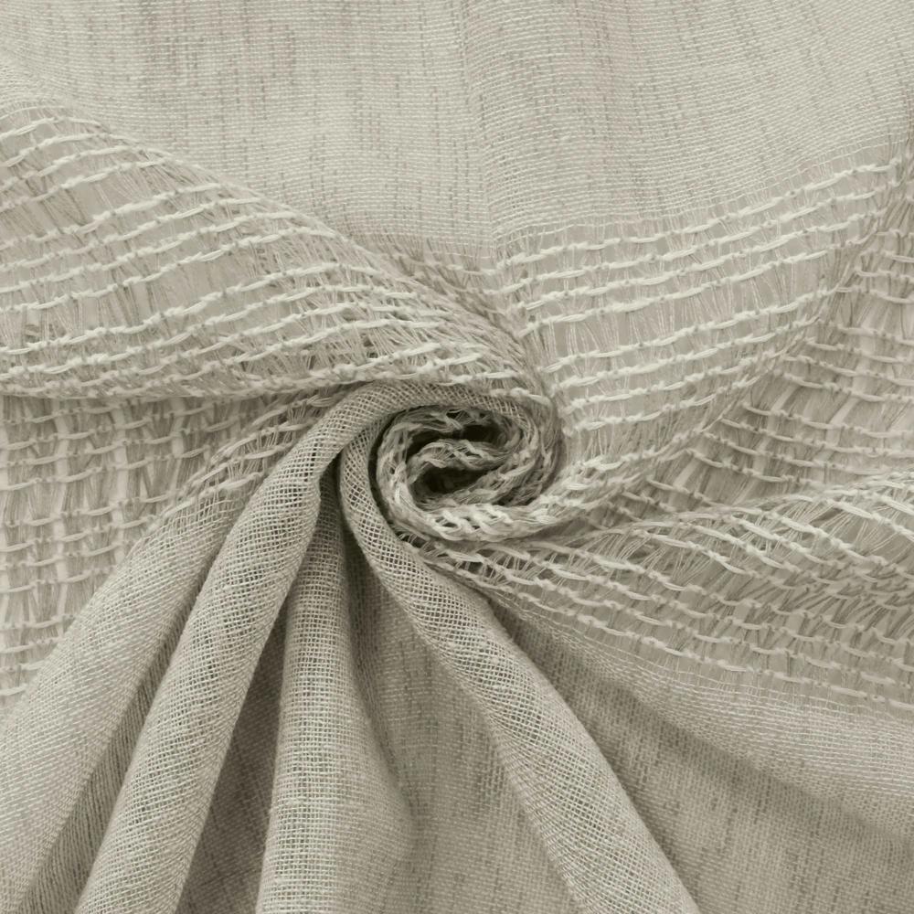 Commonwealth Habitat Lindsey Light Filtering Dual Header Curtain - Linen