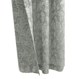 Habitat Valencia Light Filtering Provide Daytime Privacy Rich Woven Branch Leaf Design Grommet Curtain Panel Grey