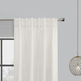 Habitat Mulberry Light Filtering Back Tab Curtain - White