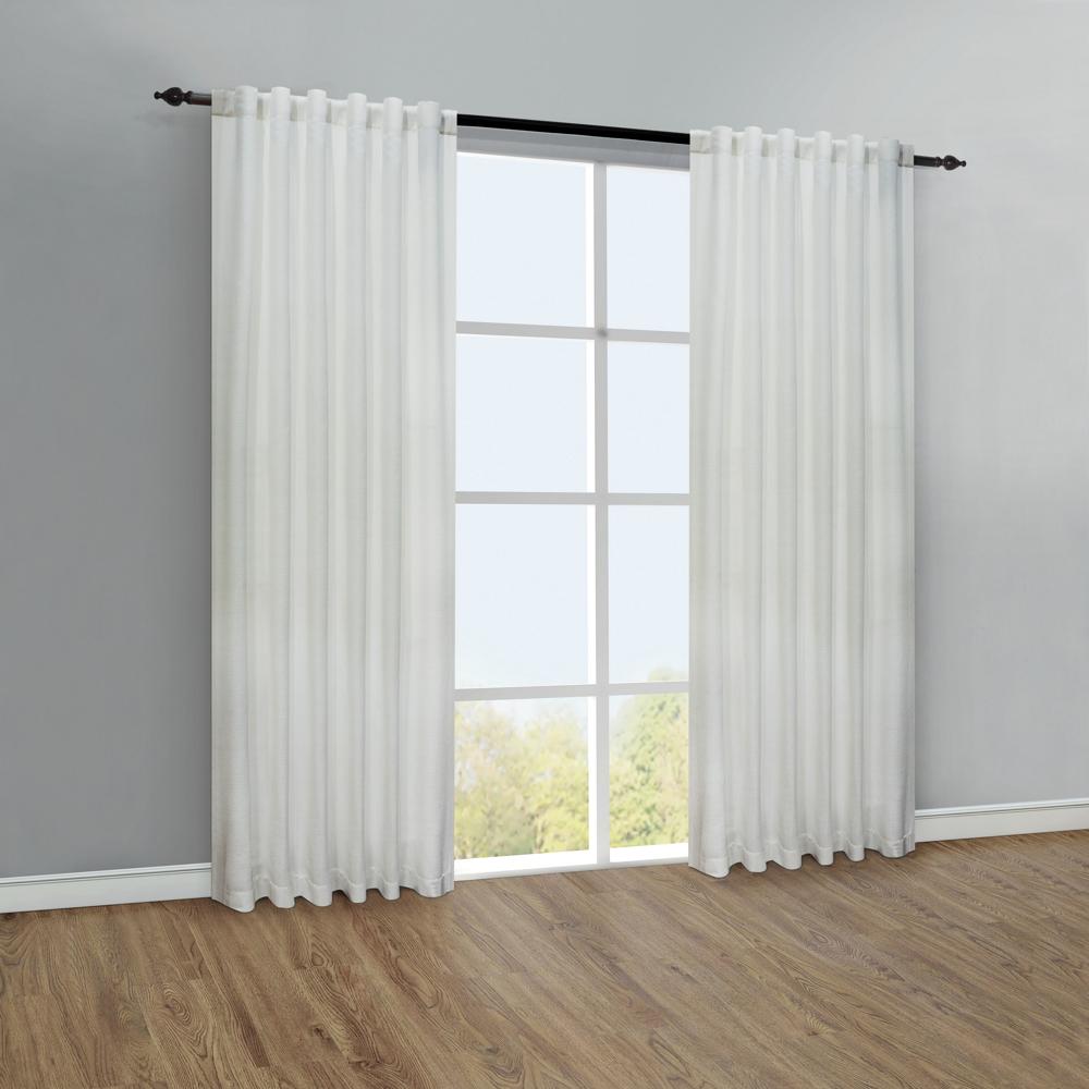 Habitat Mulberry Light Filtering Back Tab Curtain - White