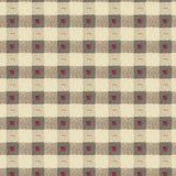 Thermalogic Checkmate Classic Room Darkening Simple Mini Check Pattern Pole Top Curtain Panel Pair Grey