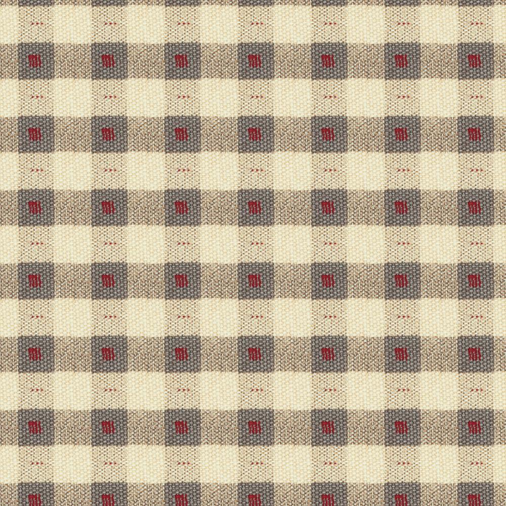 Thermalogic Checkmate Classic Room Darkening Simple Mini Check Pattern Pole Top Curtain Panel Pair Grey