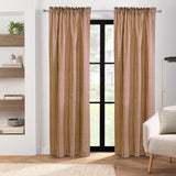 Thermalogic Checkmate Energy Efficient Room Darkening Mini Check Pattern Pole Top Curtain Panel Pair Burgundy