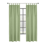 Thermalogic Weathermate Topsions Room Darkening Provides Daytime and Nighttime Privacy Curtain Panel Pair Sage