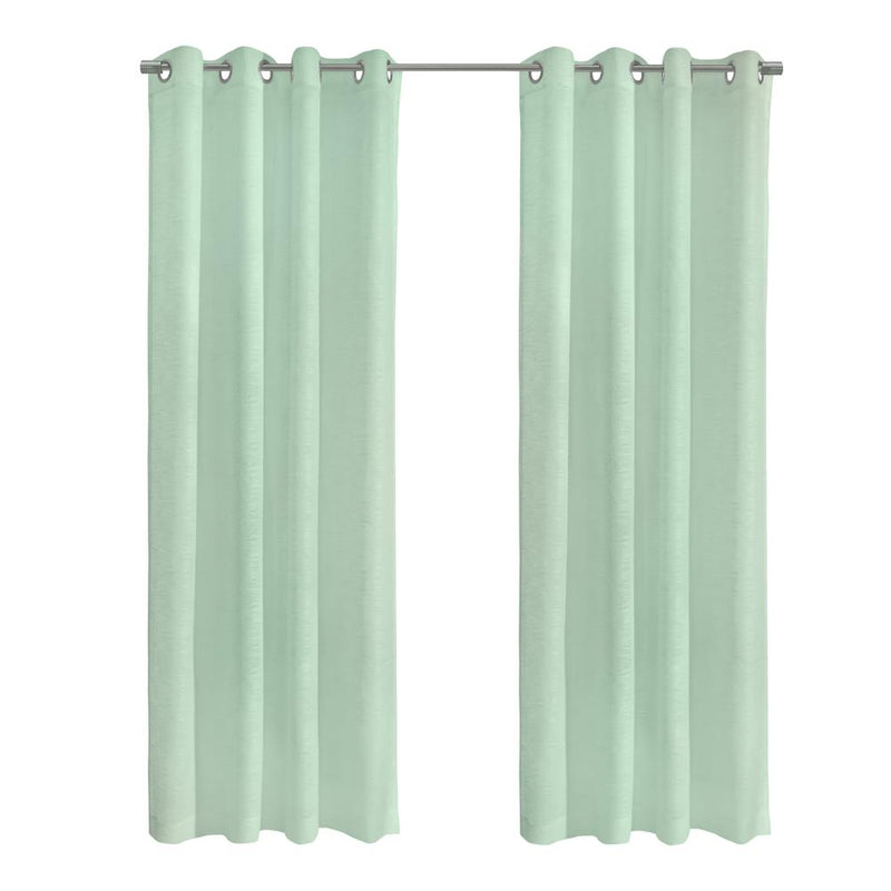 Habitat Boucle Sheer Premium Stylish and Functional Grommet Curtain Panel Surf Spray