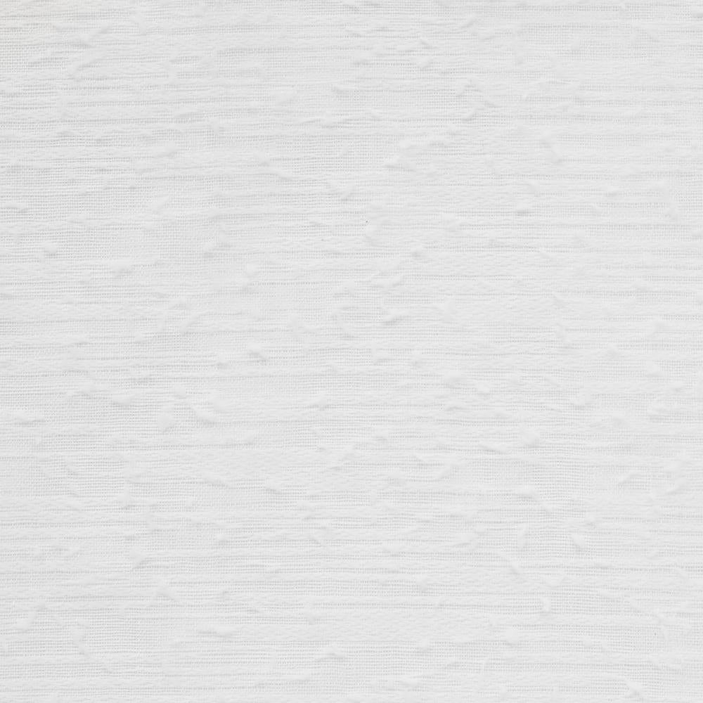 Habitat Boucle Sheer Premium Stylish and Functional Grommet Curtain Panel White