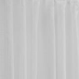 Habitat Alicante Sheer Dual Header Slub Sheer Fabric Curtain Panel for Brighten Any Living Space White