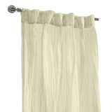 Habitat Paloma Sheer Dual Header Stylish and Functional Curtain Panel Cream