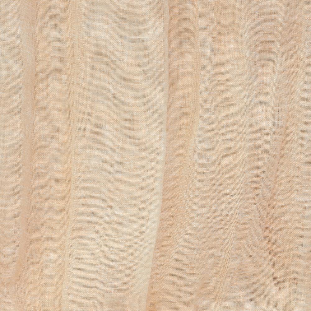 Habitat Paloma Sheer Dual Header Stylish and Functional Curtain Panel Apricot
