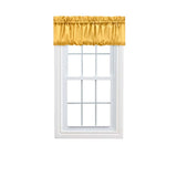 Ellis Stacey 1.5" Rod Pocket High Quality Fabric Solid Color Window Balloon Valance 60"x15" Yellow