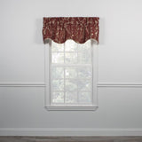 Ellis Curtain Meadow High Quality Room Darkening Solid Natural Color Lined Scallop Window Valance - 50 x15