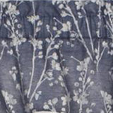 Ellis Curtain Meadow High Quality Room Darkening Solid Natural Color Lined Scallop Window Valance - 50 x15", Cobalt