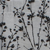 Ellis Curtain Meadow High Quality Room Darkening Solid Natural Color Lined Scallop Window Valance - 50 x15" Chrome