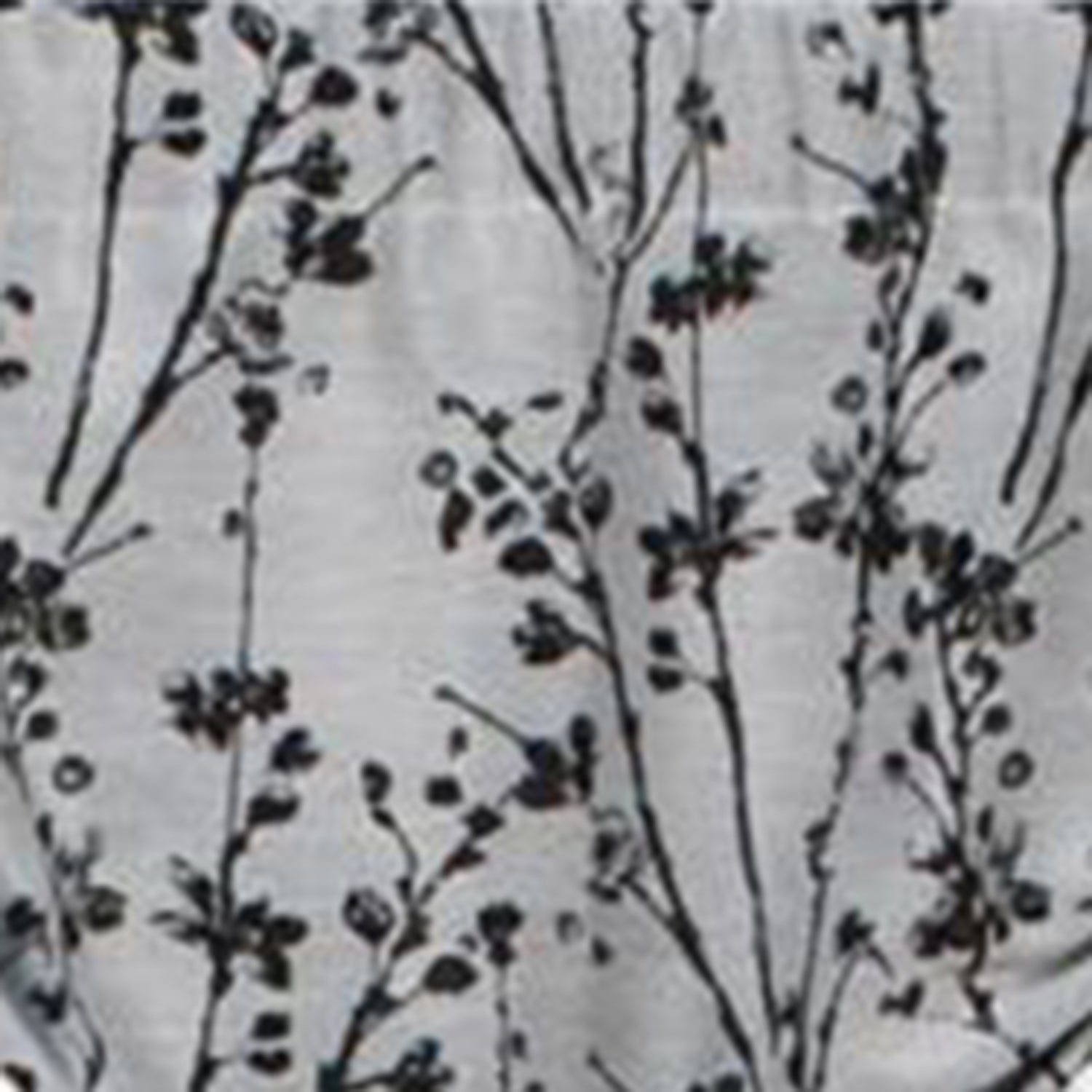 Ellis Curtain Meadow High Quality Room Darkening Solid Natural Color Lined Tie-Up Window Valance - 50 x22", Chrome