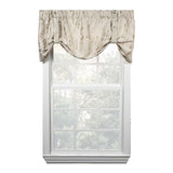 Ellis Curtain Meadow High Quality Room Darkening Solid Natural Stylish Color Lined Tie-Up Window Valance - 50 x22