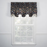 Ellis Curtain Adelle High Quality Room Darkening Solid Natural Color Lined Scallop Window Valance - 70x17
