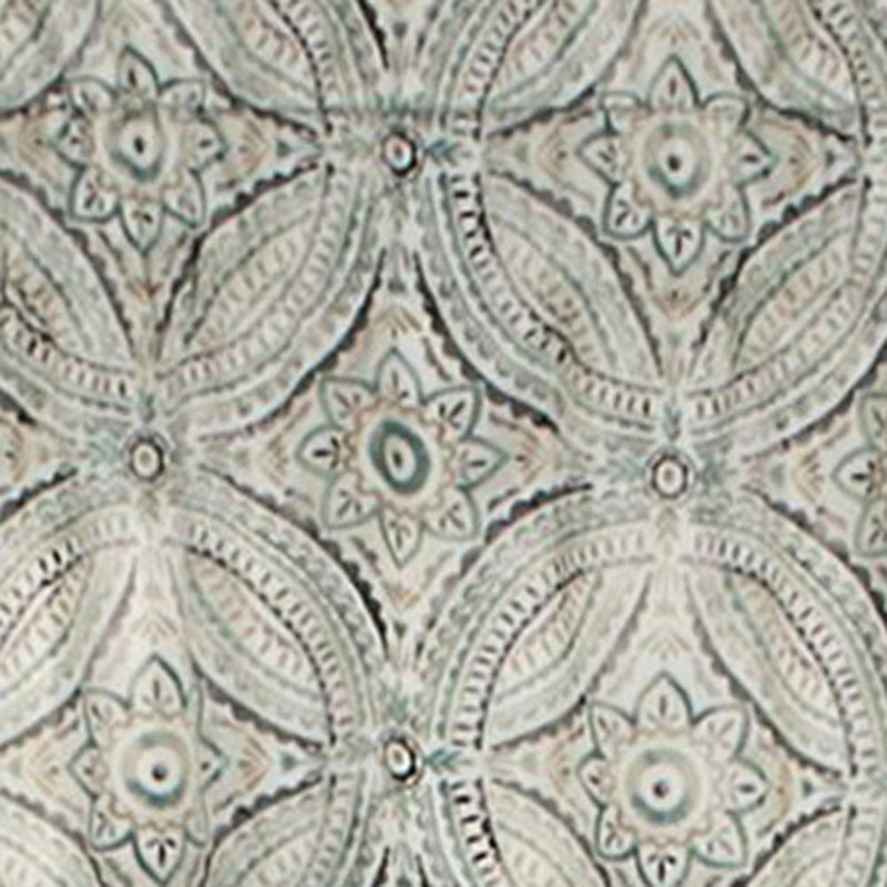 Ellis Curtain Blissfullness High Quality Room Darkening Solid Natural Color Lined Scallop Window Valance - 50x15", Spa