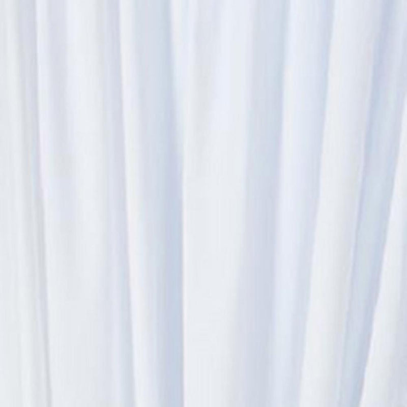 Ellis Curtain 2-Piece Ruffled Priscilla Window Curtain Panel Pair with ties - 80x84" White