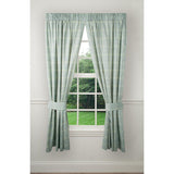 Ellis Curtain Harrington 2-Panels Cool Adjustable Window Tailored Panel Pair With Ties - 90x84