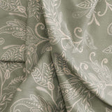 Ellis Curtain Lexington Leaf Pattern on Colored Ground Tailored Swags 56