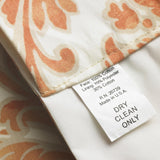 Ellis Curtain Boxtree Scallop 3" Rod Pocket Valance for Windows 50" x 16" Orange