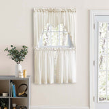 Ellis Classic Tailored Design in a Perma Press Fabric 3" Rod Pocket Lined Swag Natural